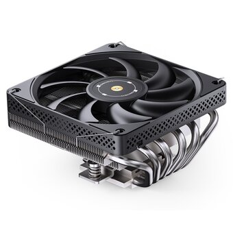  Кулер JONSBO HP-600 Black LGA1700/1200/115X/AM5/AM4 низкопрофильный 66мм (TDP 210W, PWM, 120mm ARGB Fan, 6 тепловые трубок, 4-pin) Retail 
