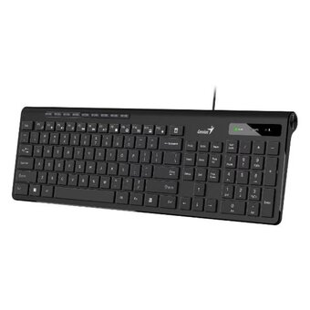  Клавиатура Genius SlimStar 230II, проводная, USB, 104 клавиши черный 