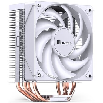  Кулер JONSBO CR-1000E White LGA1700/1200/115X (TDP 210W, PWM, 120mm Dynamic Multi-Color LED Fan, 4 тепловые трубки, белый, 4-pin) Retail 