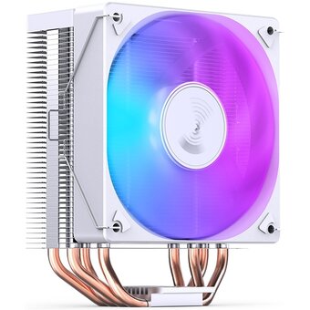  Кулер JONSBO CR-1000E White LGA1700/1200/115X (TDP 210W, PWM, 120mm Dynamic Multi-Color LED Fan, 4 тепловые трубки, белый, 4-pin) Retail 