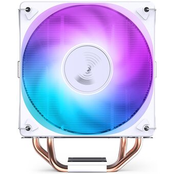  Кулер JONSBO CR-1000E White LGA1700/1200/115X (TDP 210W, PWM, 120mm Dynamic Multi-Color LED Fan, 4 тепловые трубки, белый, 4-pin) Retail 