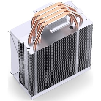  Кулер JONSBO CR-1000E White LGA1700/1200/115X (TDP 210W, PWM, 120mm Dynamic Multi-Color LED Fan, 4 тепловые трубки, белый, 4-pin) Retail 