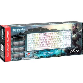  Клавиатура DEFENDER Ivory GK-579 механическая (45579) 