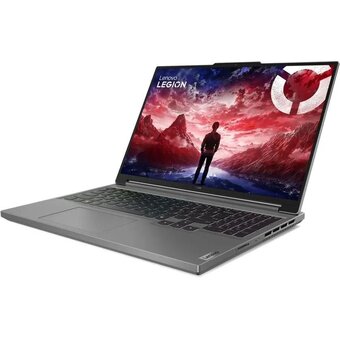  Ноутбук LENOVO Legion Slim 5 16AHP9 (83DH005NRK) 16" IPS WQXGA AMD Ryzen 7 8845HS/32Gb/1Tb SSD/4060 8Gb/noOS/grey 