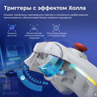  Геймпад беспроводной EasySMX X15 (VG-C448) с RGB подсветкой, звезда 
