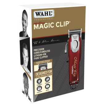  Машинка для стрижки Wahl Magic Clip Cordless 5Stars бордовый 8148-2316H 