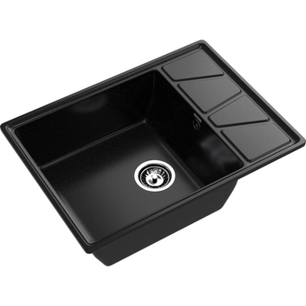  Мойка для кухни GRANFEST Vertex V-680L черный 