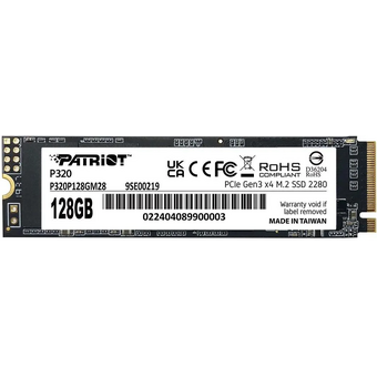  SSD Patriot P320 P320P128GM28 PCIe 3.0 x4 128GB M.2 2280 