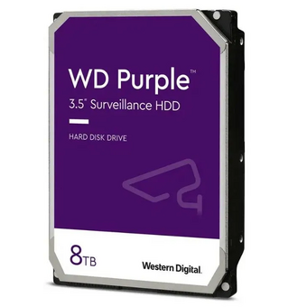  HDD WD Purple WD85PURU 8TB (SATA 3.0-600) для видеонаблюдения 