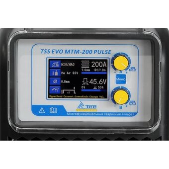  Сварочный полуавтомат ТСС EVO MTM-200 Pulse (35272) инвертор MMA/TIG/MIG 5.04кВт 