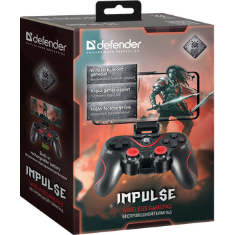  Геймпад DEFENDER WRL Impulse 4.2 (64284) Blueth Android, TV 