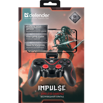  Геймпад DEFENDER WRL Impulse 4.2 (64284) Blueth Android, TV 