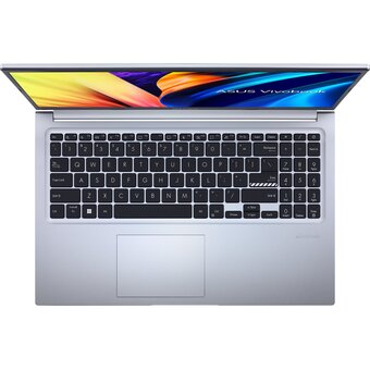  Ноутбук ASUS VivoBook Series X1502ZA-EJ2233 (90NB0VX2-M03350) 15.6" 1920x1080/Core i3-1220P/RAM 8Гб/SSD 512Гб/Intel UHD/EngRus/DOS silver 1.7 кг 