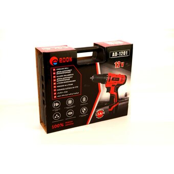  Дрель-шуруповерт EDON AD-1201 черный/красный 15417 