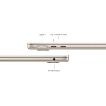  Ноутбук Apple MacBook Air A3113 (MXCU3LL/A) 13" M3 8CPU/10GPU 16/512GB Starlight 