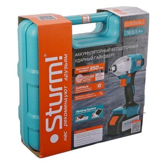  Гайковерт Sturm! CD20350BLC ударн 1x3.0Ач, кейс 
