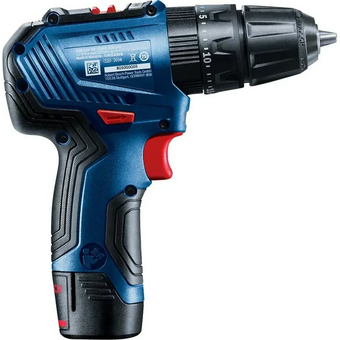  Дрель-шуруповерт Bosch GSB 12V-30 (06019G9100) 2Ач, с двумя аккумуляторами 