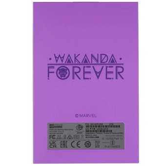  Внешний HDD Seagate FireCuda King Wakanda SE, 2TB STLX2000400, LED, USB 3.2, Playstation and Xbox support 
