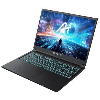  Ноутбук Gigabyte G6 MF 2024 (MF-H2KZ854KD) Core i7-13620H/16Gb/SSD1Tb/RTX4050 6Gb/16.0"/IPS/FHD+/Dos/black 