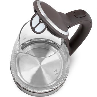  Электрочайник Vitek VT-7015 прозрачный/коричневый 