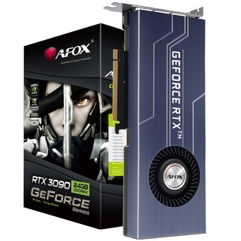  Видеокарта Afox RTX3090 24GB (AF3090-24GD6XH7) GDDR6X 384bit 3xDP HDMI Blower RTL 