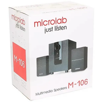  Компьютерные колонки MICROLAB M-106 черный 