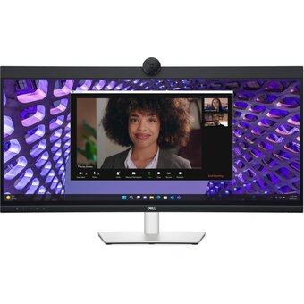  Монитор DELL P3424WEB черный/серебристый 