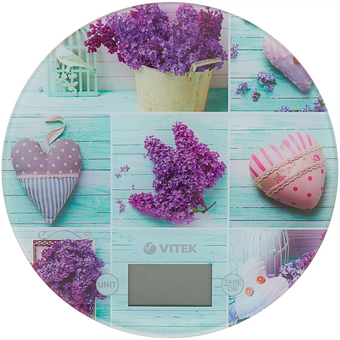 Весы кухонные Vitek VT-2426 сиреневый 