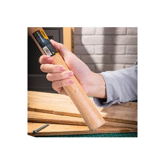  Молоток-гвоздодер Deli DL5250 500 гр деревянная рукоять 