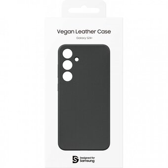  Чехол Original Samsung Vegan Leather Case S24+(S926) GP-FPS926HCABR Black 