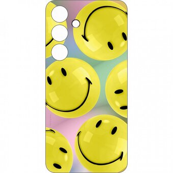  Чехол Samsung Original EF-MS921CYEGRU Flipsuit Case S24(S921) Yellow (Smiley Print) 