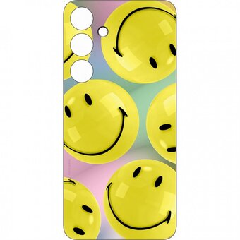  Чехол Samsung Original EF-MS926CYEGRU Flipsuit Case S24+(S926) Yellow (Smiley Print) 