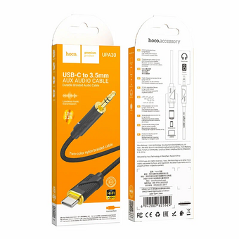  Аудио-адаптер HOCO UPA30 Friend digital audio conversion cable Type-C серый 