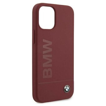  Чехол BMW для iPhone 12 mini (5.4) Signature Liquid silicone Laser logo HardRed BMHCP12SSLBLRE 
