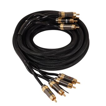  Акустический кабель Kicx RCA-06 (9100178) черный 