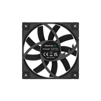  Вентилятор DEEPCOOL FT12 Slim 120x120x15мм (White LED, черный, 500-1850об/мин) Color Box 