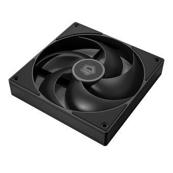  Вентилятор ID-COOLING AS-140-K Duet (2+1) 140x140x25мм (PWM, резиновые углы, черный, 300-1800об/мин, супертихий) Box 