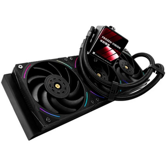  СВО Thermalright Frozen Vision 360 ARGB (F-Vision-360-BL) Soc-AM5/AM4/1151/1200/2066/2011/1700 черный 4-pin 28dB Al LCD Ret 
