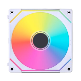  Вентилятор Lian Li Uni Fan SL-INF 140 White /UF-SLIN140-1W/ G99.14SLIN1W.R0/ 140x140x25мм (PWM, ARGB, 200-1600 об/мин, 28dBa) 