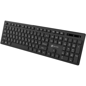  Клавиатура + мышь OKLICK S255W (1909361) клав черный мышь черный USB беспроводная Multimedia 