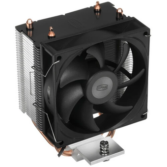  Кулер PCCooler R200 S115X/1200/1700/AM4/AM5 (TDP 110W, 90mm Non LED Fan, 2 тепловые трубки 6мм, 2200RPM, 28,3dBa) 