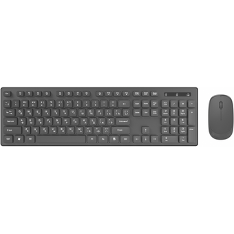  Клавиатура + мышь OKLICK S255W (1909361) клав черный мышь черный USB беспроводная Multimedia 