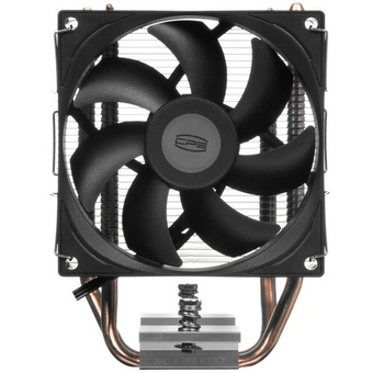  Кулер PCCooler R200 S115X/1200/1700/AM4/AM5 (TDP 110W, 90mm Non LED Fan, 2 тепловые трубки 6мм, 2200RPM, 28,3dBa) 