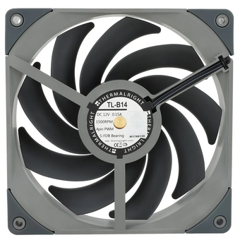  Вентилятор Thermalright TL-B14 140x140x25mm 4-pin 31.4dB 240gr Ret 