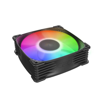  Вентилятор Geometric Future Squama 3805B (1F3805B112000) Single Pack / 120mm, 2500 RPM, 80.81 CFM, 40 dBA, 5V ARGB, Black 