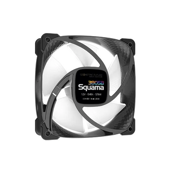  Вентилятор Geometric Future Squama 3805B (1F3805B112000) Single Pack / 120mm, 2500 RPM, 80.81 CFM, 40 dBA, 5V ARGB, Black 