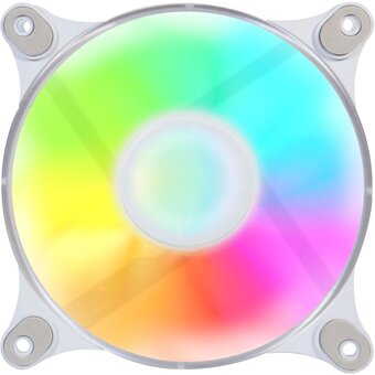  Вентилятор GMNG GG-CF120ARGB4-PWMWH ARGB 120x120x25mm белый 4-pin 20-28dB 129gr Ret 