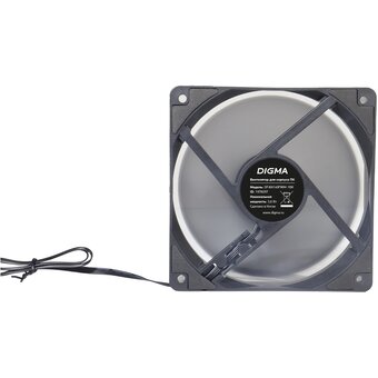  Вентилятор Digma DFAN140PWM-1BK 140x140x25mm черный 4-pin 20-50dB 135gr Ret 
