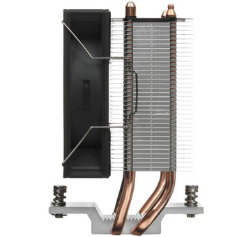  Кулер PCCooler R200 S115X/1200/1700/AM4/AM5 (TDP 110W, 90mm Non LED Fan, 2 тепловые трубки 6мм, 2200RPM, 28,3dBa) 