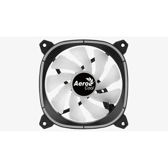  Вентилятор Aerocool Astro 12 F, ARGB 120x120x25mm черный 6-pin 17.5dB Ret 